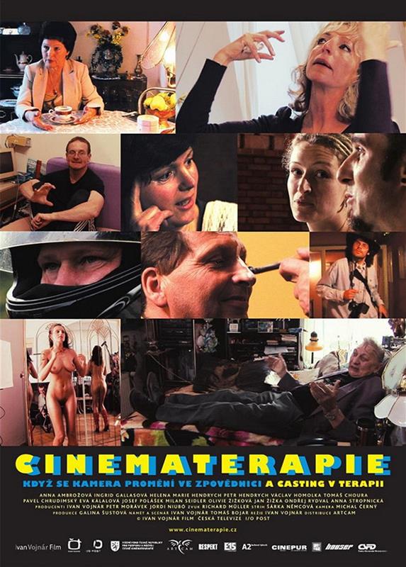 Filmový plakát Cinematerapie. Film režíroval Ivan Vojnár.